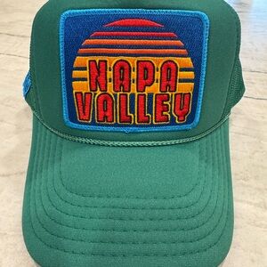 Aviator Nation Green Napa Valley Trucker Hat